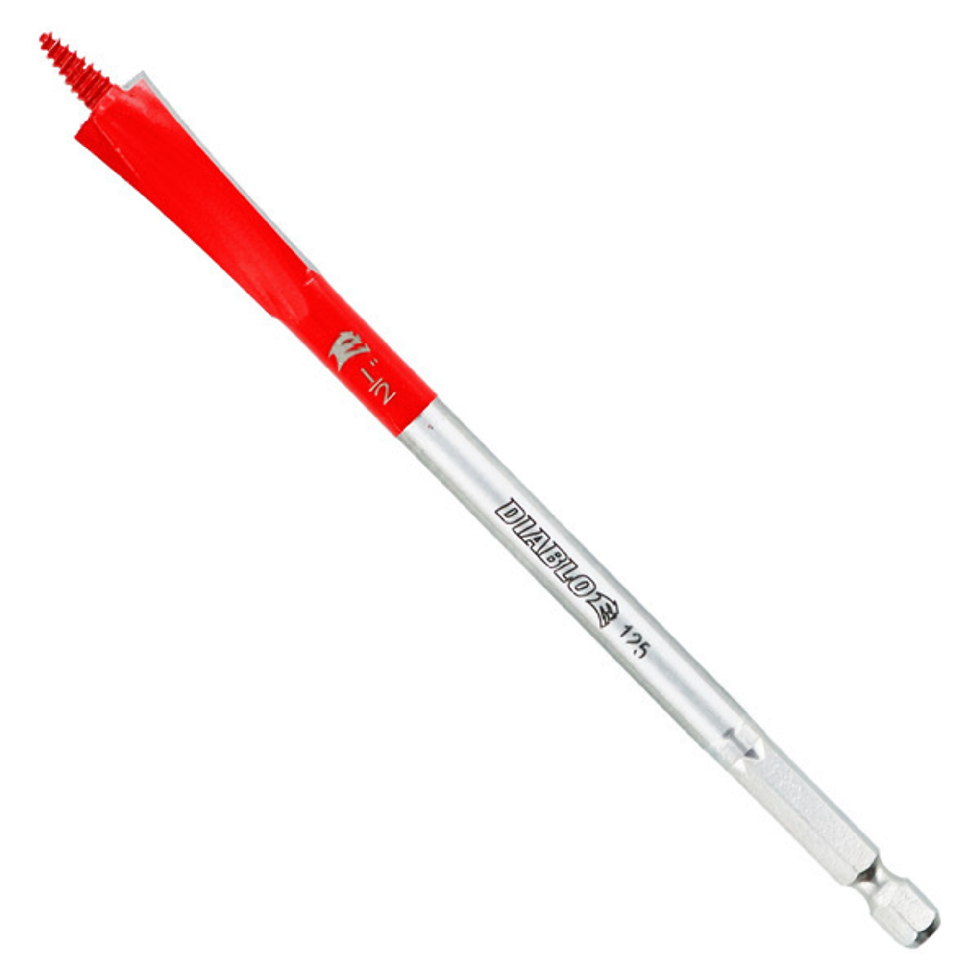 Diablo Tools, 1/2in. x 6in. Spade Bit for Nail-Embedded Wood, Size (SAE) 1/2 in, Included (qty.) 1 Model# DSPD4010